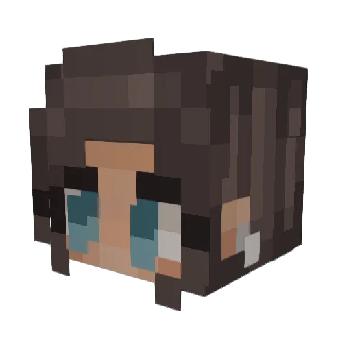 xElenix Minecraft avatar head, 3D render