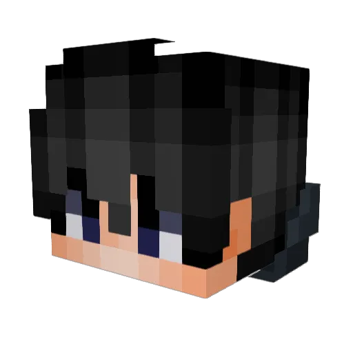 xEmerald_ Minecraft avatar head, 3D render