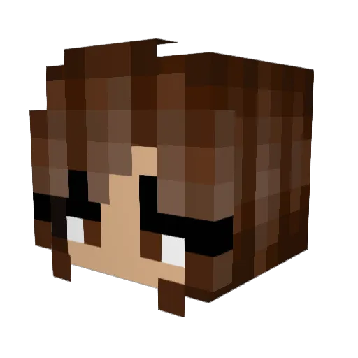 xEmilyy01 Minecraft avatar head, 3D render