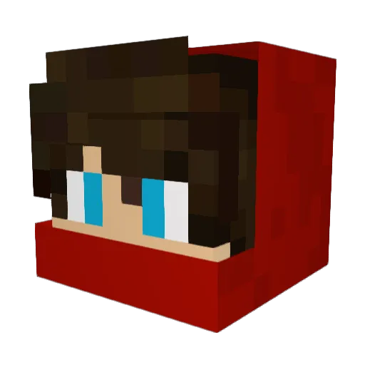 xEmre70 Minecraft avatar head, 3D render