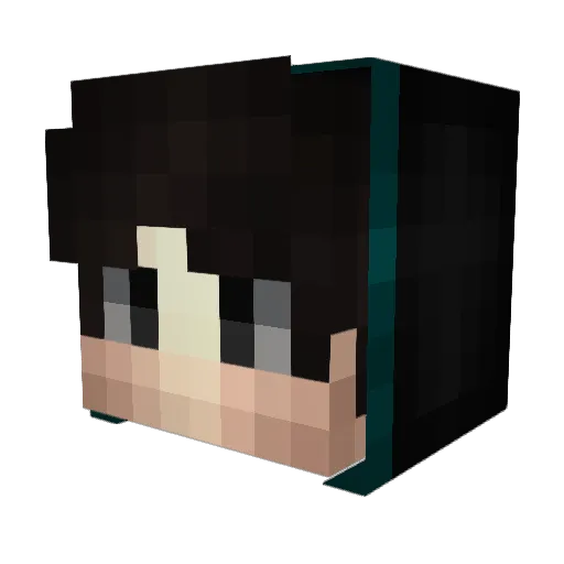 xEmrePower Minecraft avatar head, 3D render