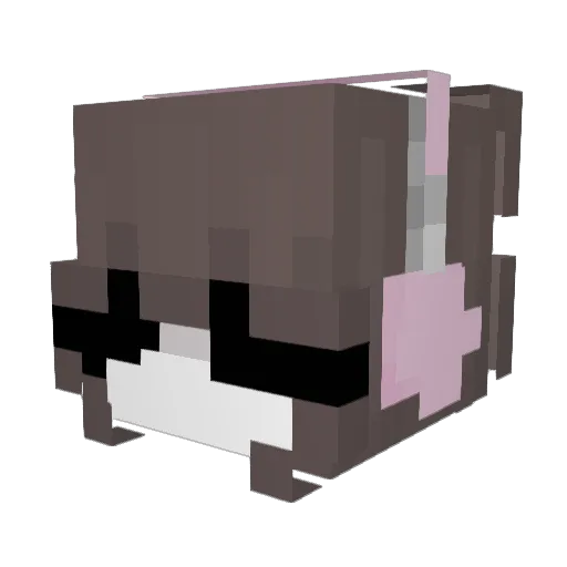 xEmuux Minecraft avatar head, 3D render
