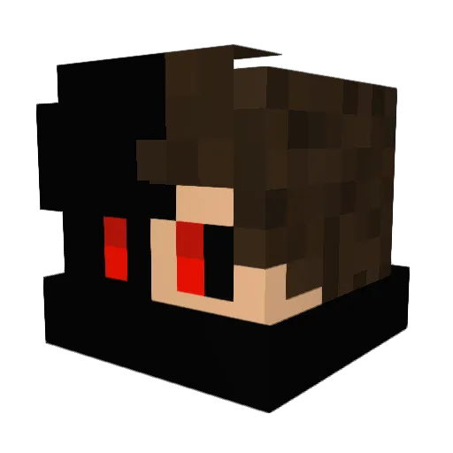 xEnes_Turkiye Minecraft avatar head, 3D render