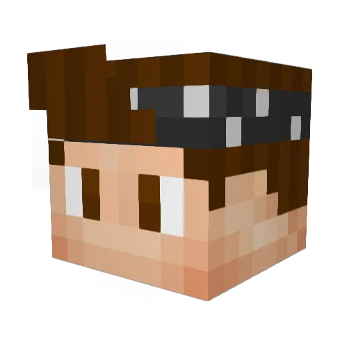 xEotiq Minecraft avatar head, 3D render