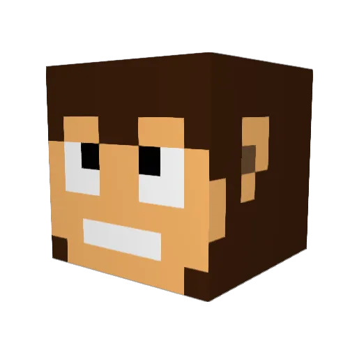 xEpicEric Minecraft avatar head, 3D render