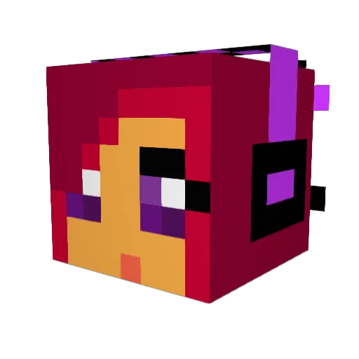 xEpica Minecraft avatar head, 3D render
