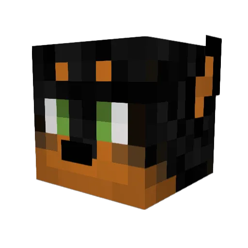 xEroniq Minecraft avatar head, 3D render