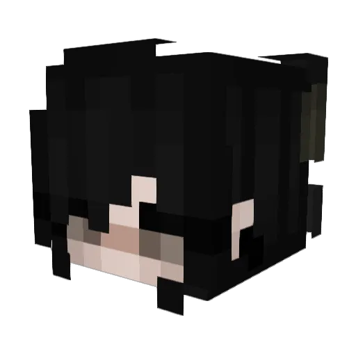 xEsthi Minecraft avatar head, 3D render