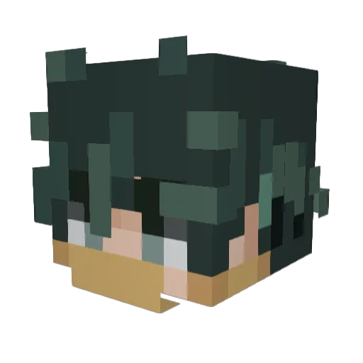 xEthan3770 Minecraft avatar head, 3D render