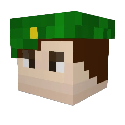 xFabsNx Minecraft avatar head, 3D render