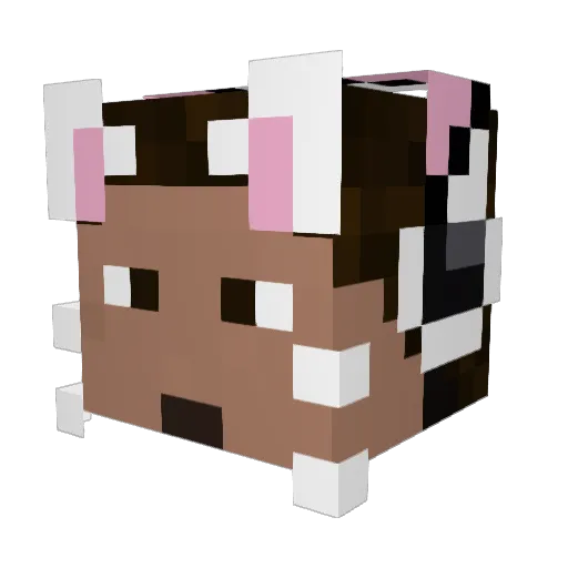 xFara333 Minecraft avatar head, 3D render