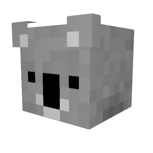 xFatalweb Minecraft avatar head, 3D render