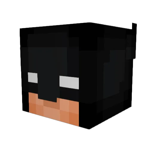 xFaytaley Minecraft avatar head, 3D render