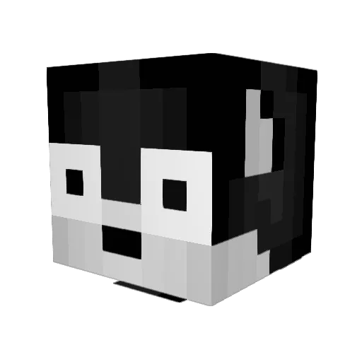 xFazio Minecraft avatar head, 3D render