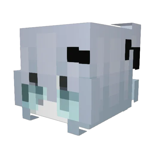 xFdz_777 Minecraft avatar head, 3D render