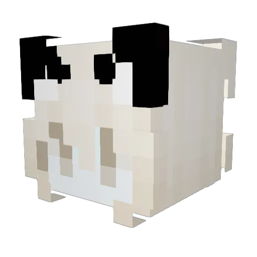 xFeldMasterQ Minecraft avatar head, 3D render