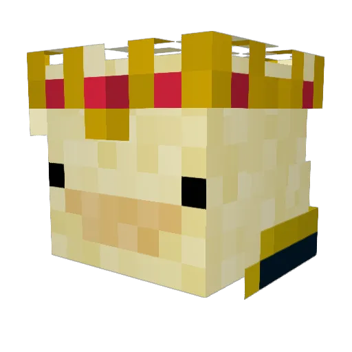 xFelix0176 Minecraft avatar head, 3D render