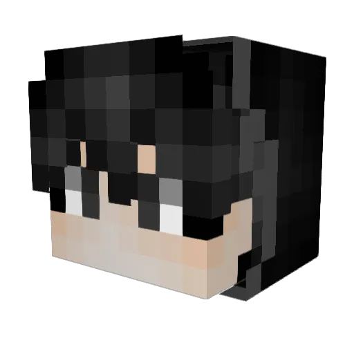 xFermar Minecraft avatar head, 3D render