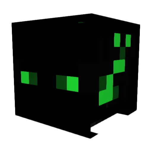 xFifex Minecraft avatar head, 3D render