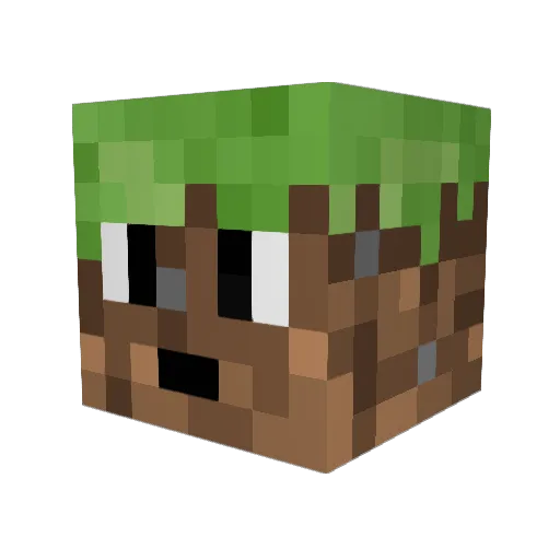 xFilby Minecraft avatar head, 3D render