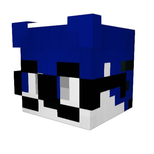 xFireR3ktoR Minecraft avatar head, 3D render