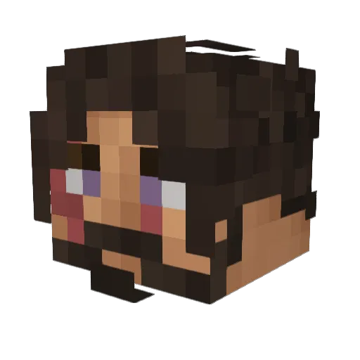 xFix Minecraft avatar head, 3D render