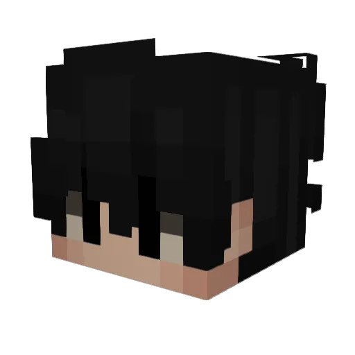 xFlame04 Minecraft avatar head, 3D render