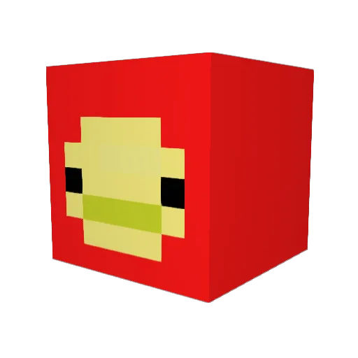 xFlame_Legend Minecraft avatar head, 3D render