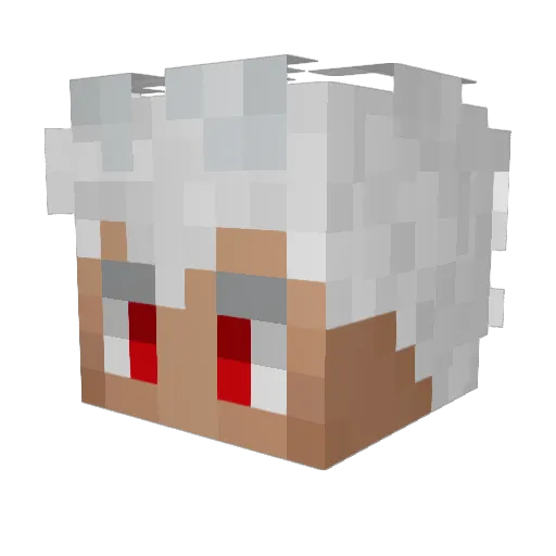 xFlapz Minecraft avatar head, 3D render