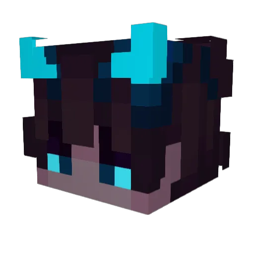 xFode Minecraft avatar head, 3D render
