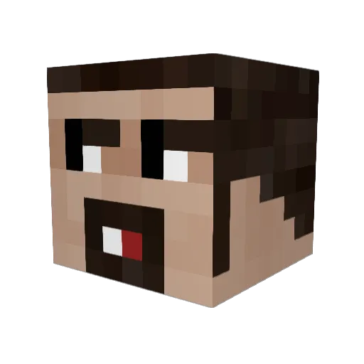 xFreshvaderx Minecraft avatar head, 3D render