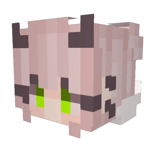 xFreyjaa Minecraft avatar head, 3D render
