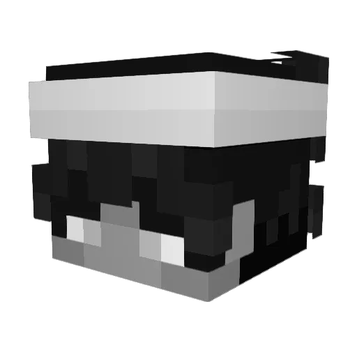 xFrezi Minecraft avatar head, 3D render