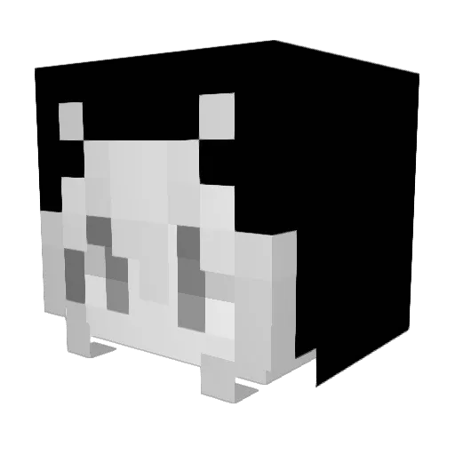 xFripp Minecraft avatar head, 3D render