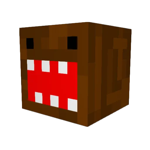xFrozer Minecraft avatar head, 3D render