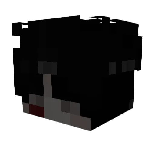 xFrzy Minecraft avatar head, 3D render