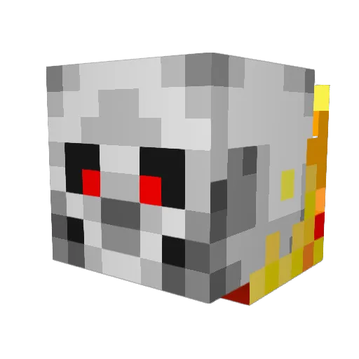 xFuelzZ Minecraft avatar head, 3D render