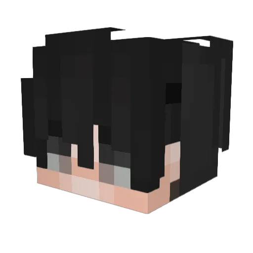 xFullux Minecraft avatar head, 3D render