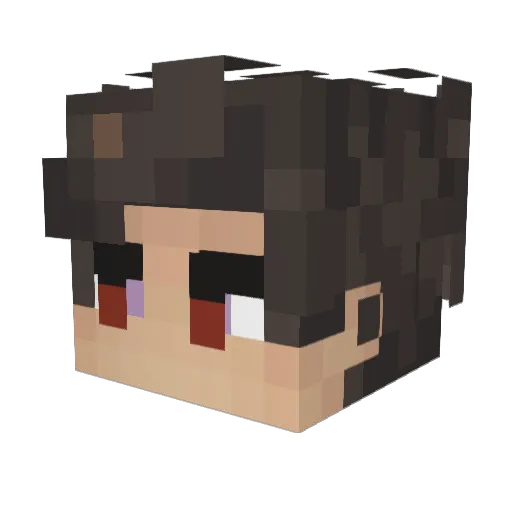 xGOONLORDx Minecraft avatar head, 3D render
