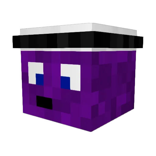 xGRAPEx Minecraft avatar head, 3D render