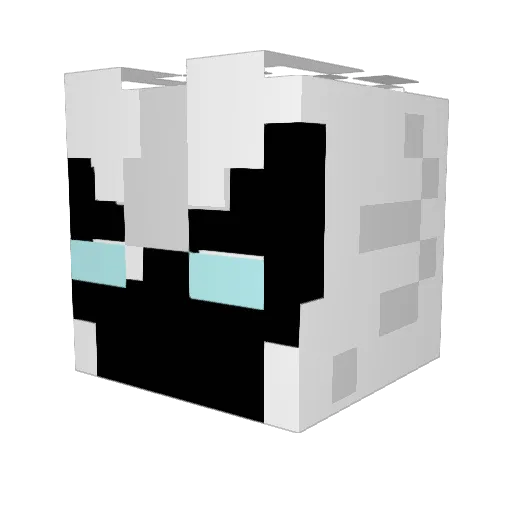 xGYLPHx Minecraft avatar head, 3D render