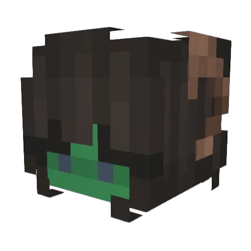 xGalaris Minecraft avatar head, 3D render