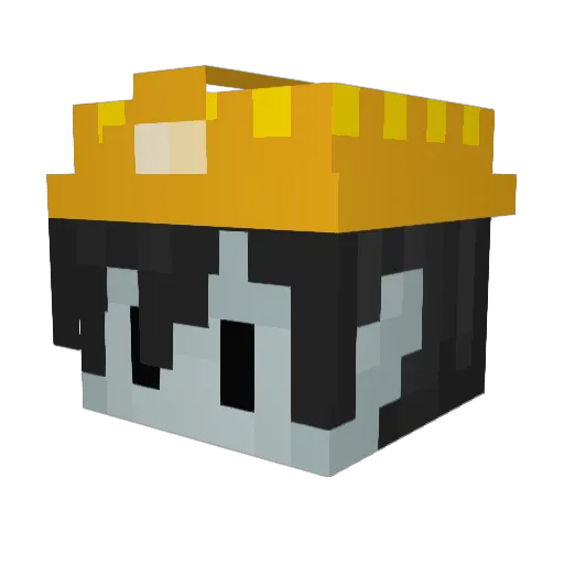 xGeoxy Minecraft avatar head, 3D render