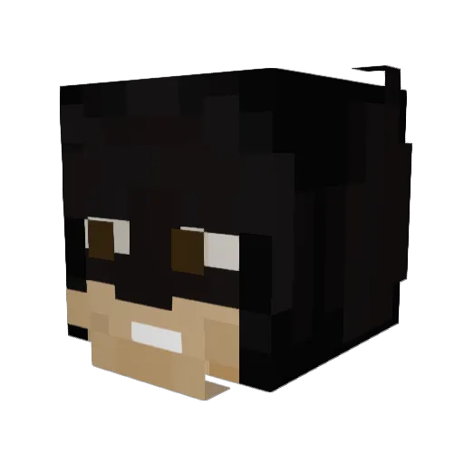 xGhostFQ Minecraft avatar head, 3D render