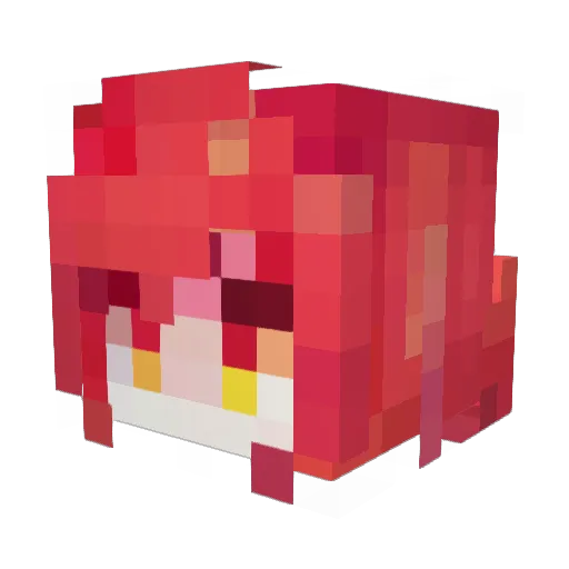 xGhostFynn Minecraft avatar head, 3D render