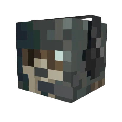 xGhostlyHD Minecraft avatar head, 3D render