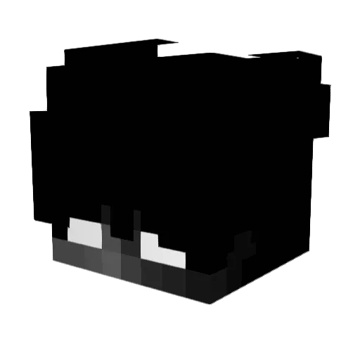 xGhostlyz Minecraft avatar head, 3D render