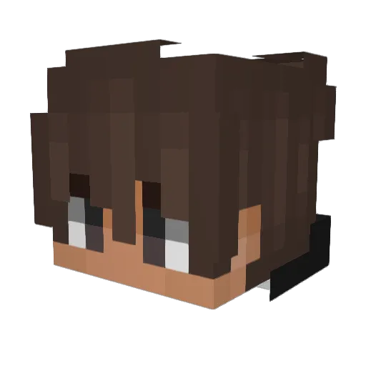 xGiovi_ Minecraft avatar head, 3D render