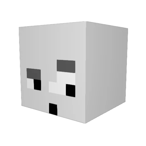xGobri Minecraft avatar head, 3D render