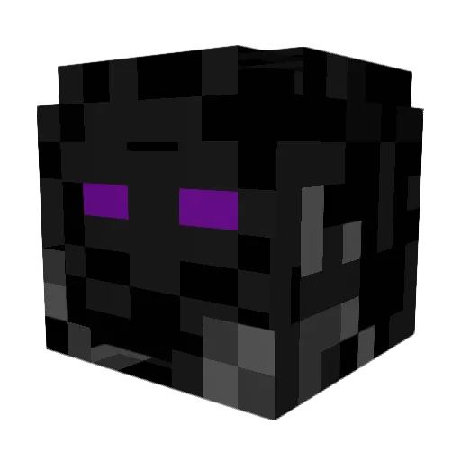 xGoldfish Minecraft avatar head, 3D render